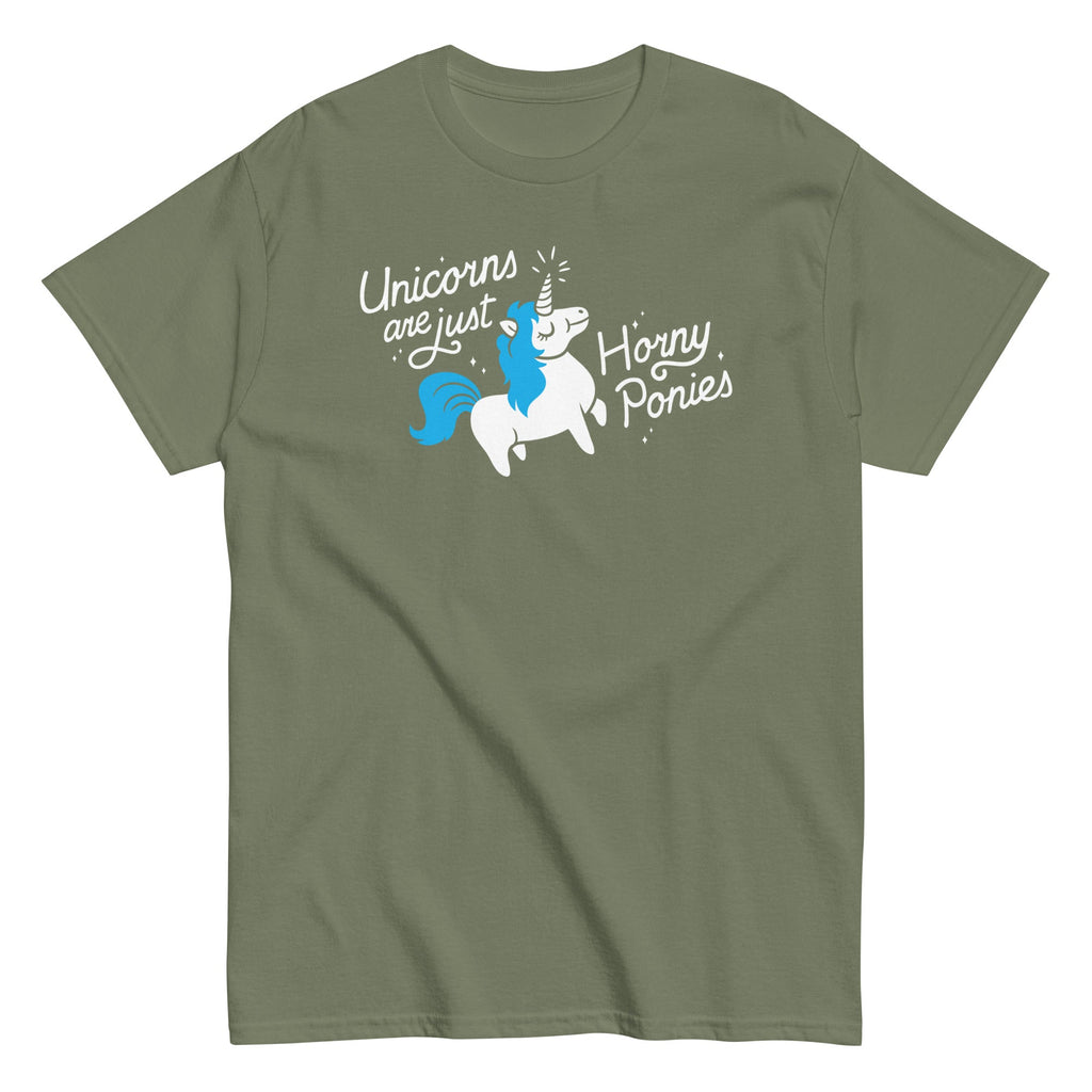 Unicorns Are Just Horny Ponies Men's Classic Tee product image 6