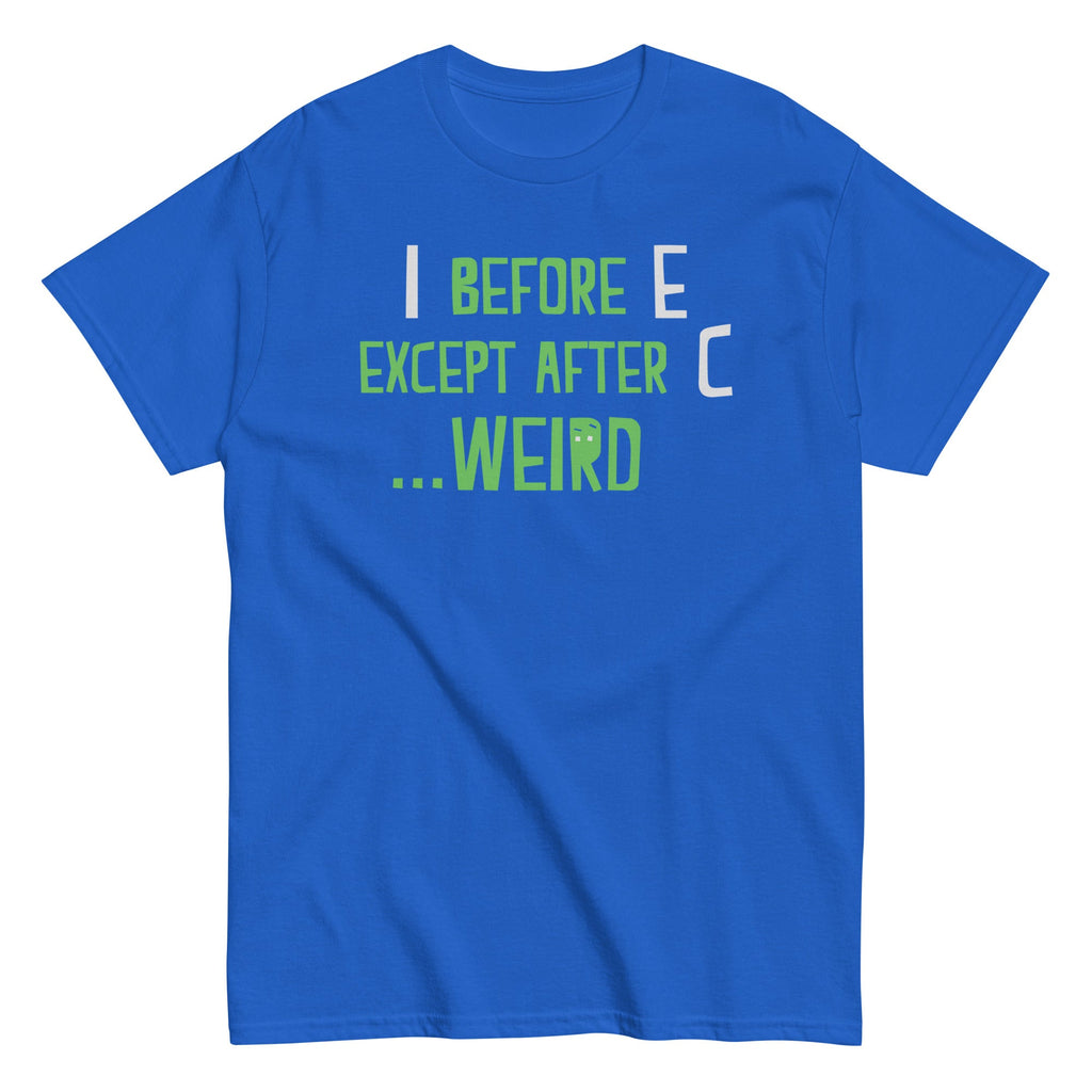I Before E Except After C Men's Classic Tee product image 4