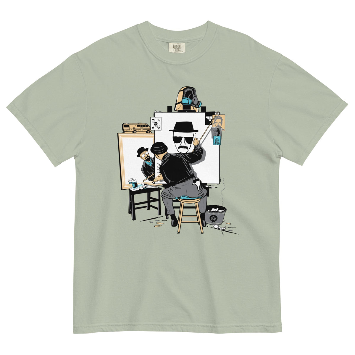 Heisenberg Self Portrait Men's Relaxed Fit Tee product image 5