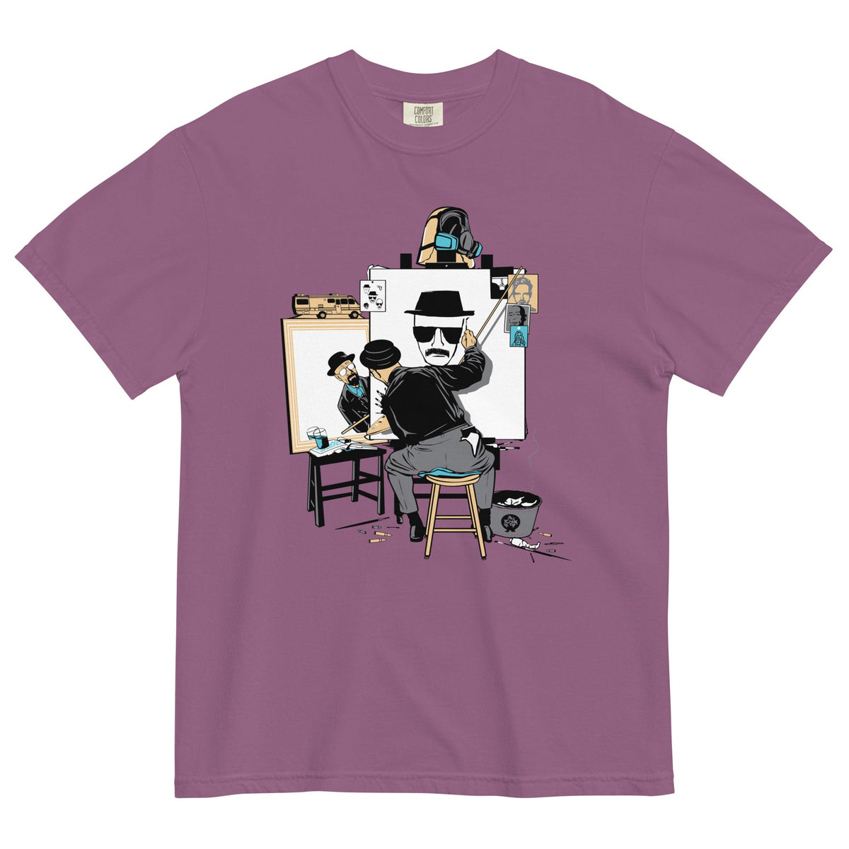 Heisenberg Self Portrait Men's Relaxed Fit Tee product image 3