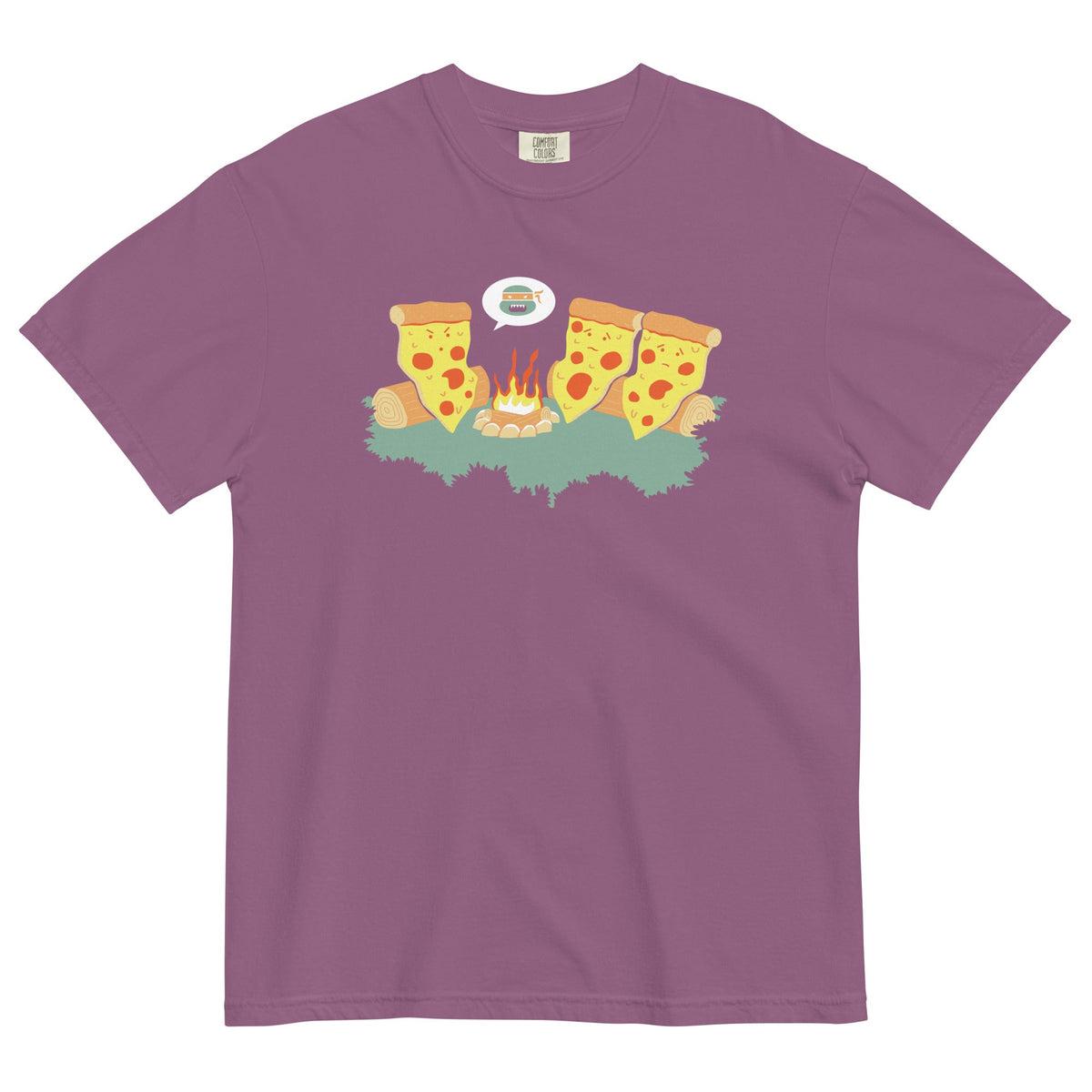 Pizza Campfire Story Men's Relaxed Fit Tee product image 5