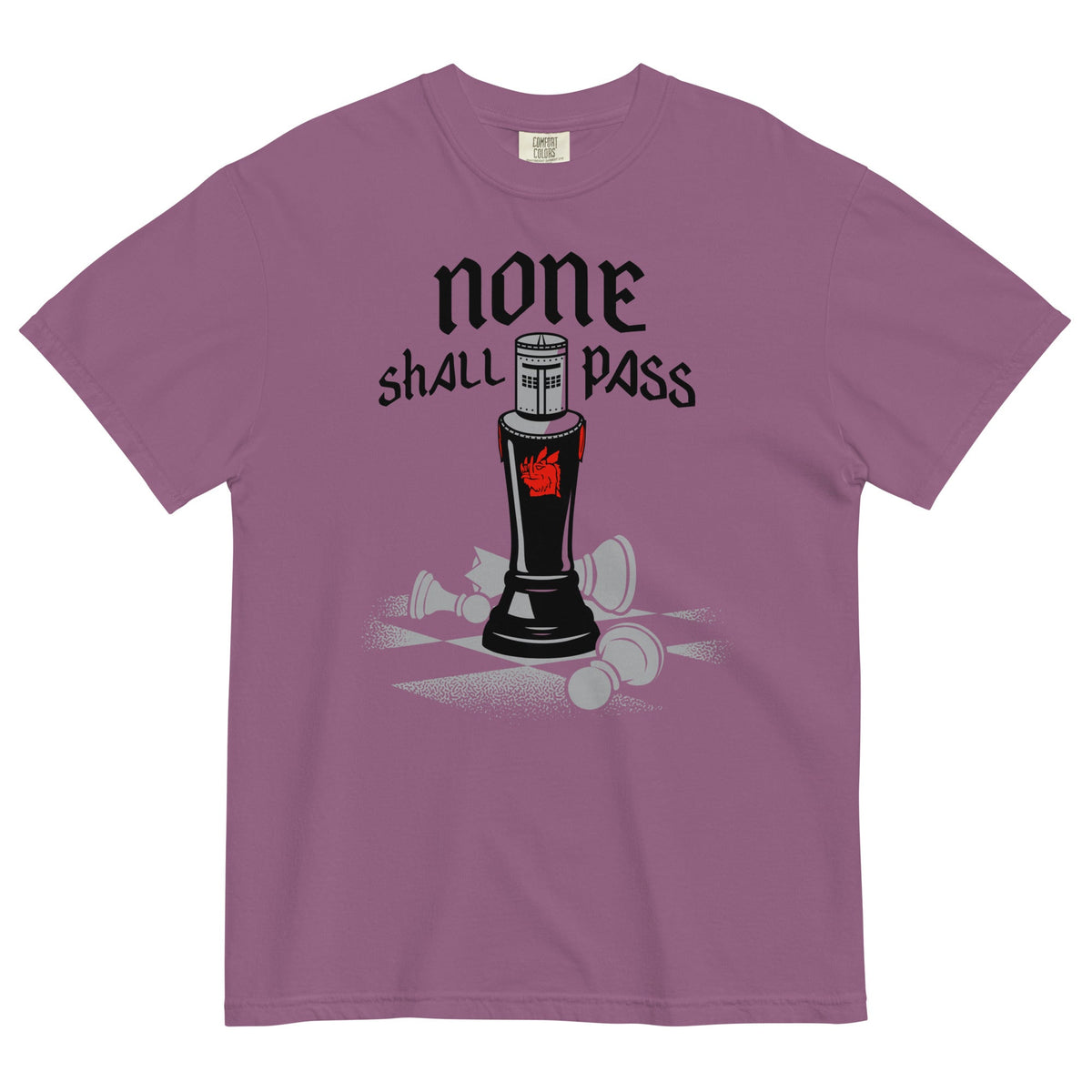 None Shall Pass Black Knight Men's Relaxed Fit Tee product image 3