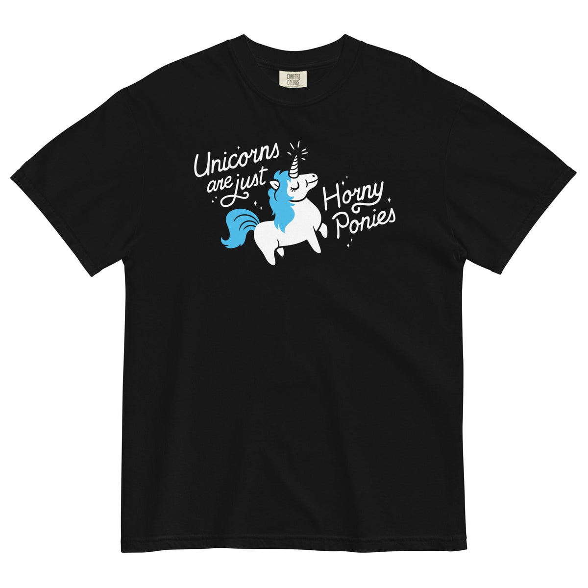 Unicorns Are Just Horny Ponies Men's Relaxed Fit Tee product image 2
