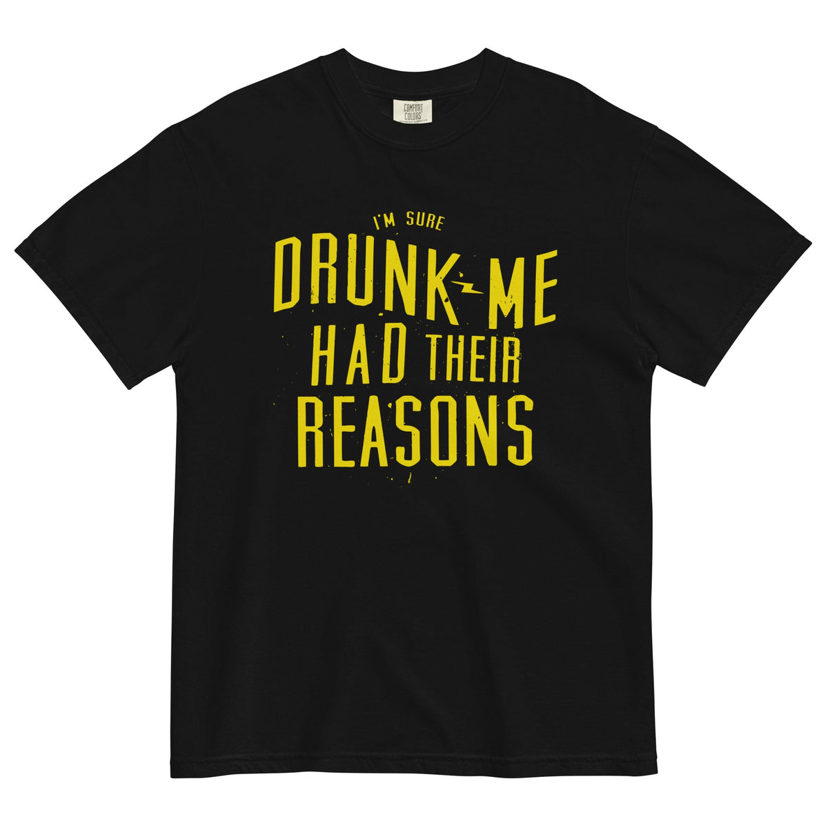 Drunk Me Had Their Reasons Men's Relaxed Fit Tee product image 2