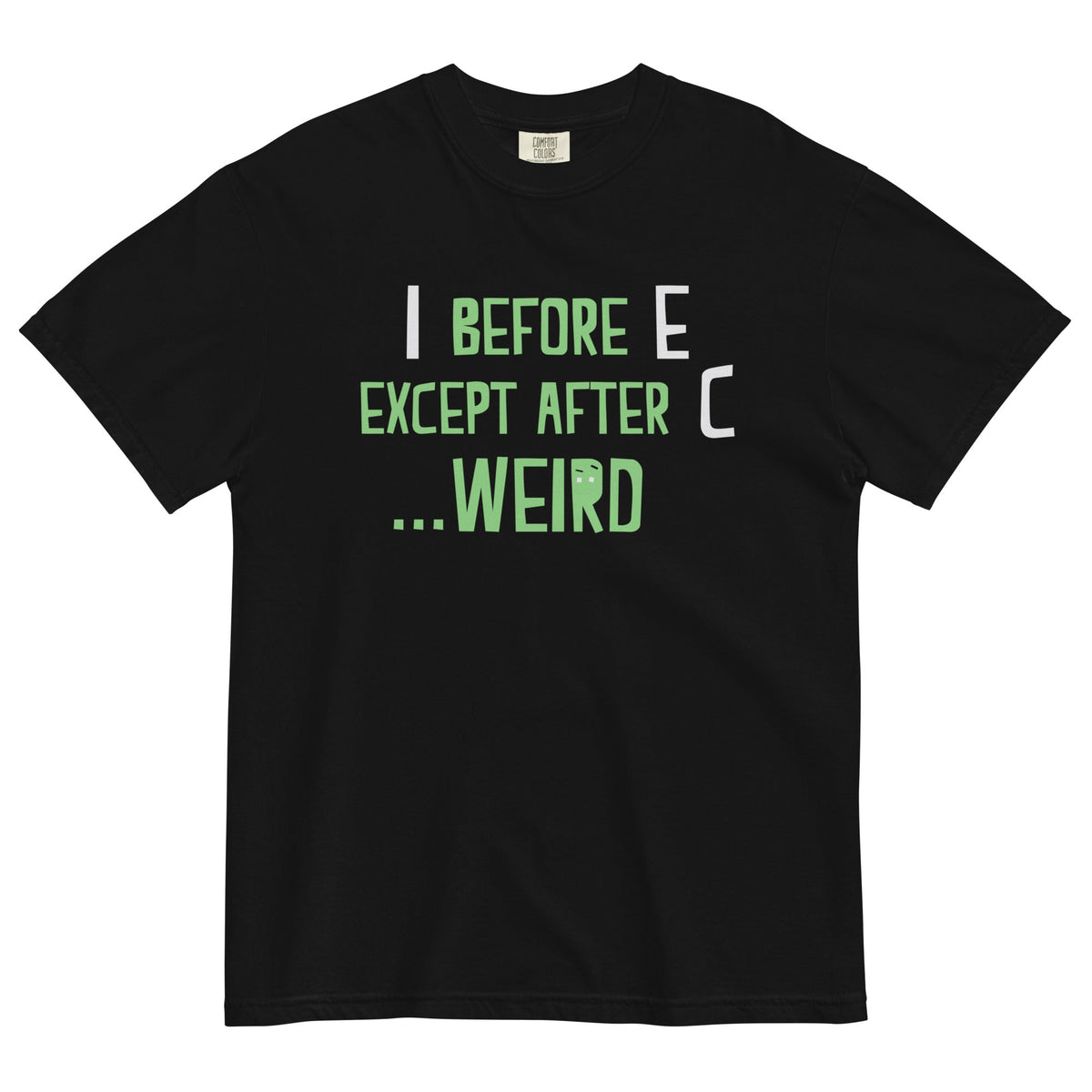 I Before E Except After C Men's Relaxed Fit Tee product image 2