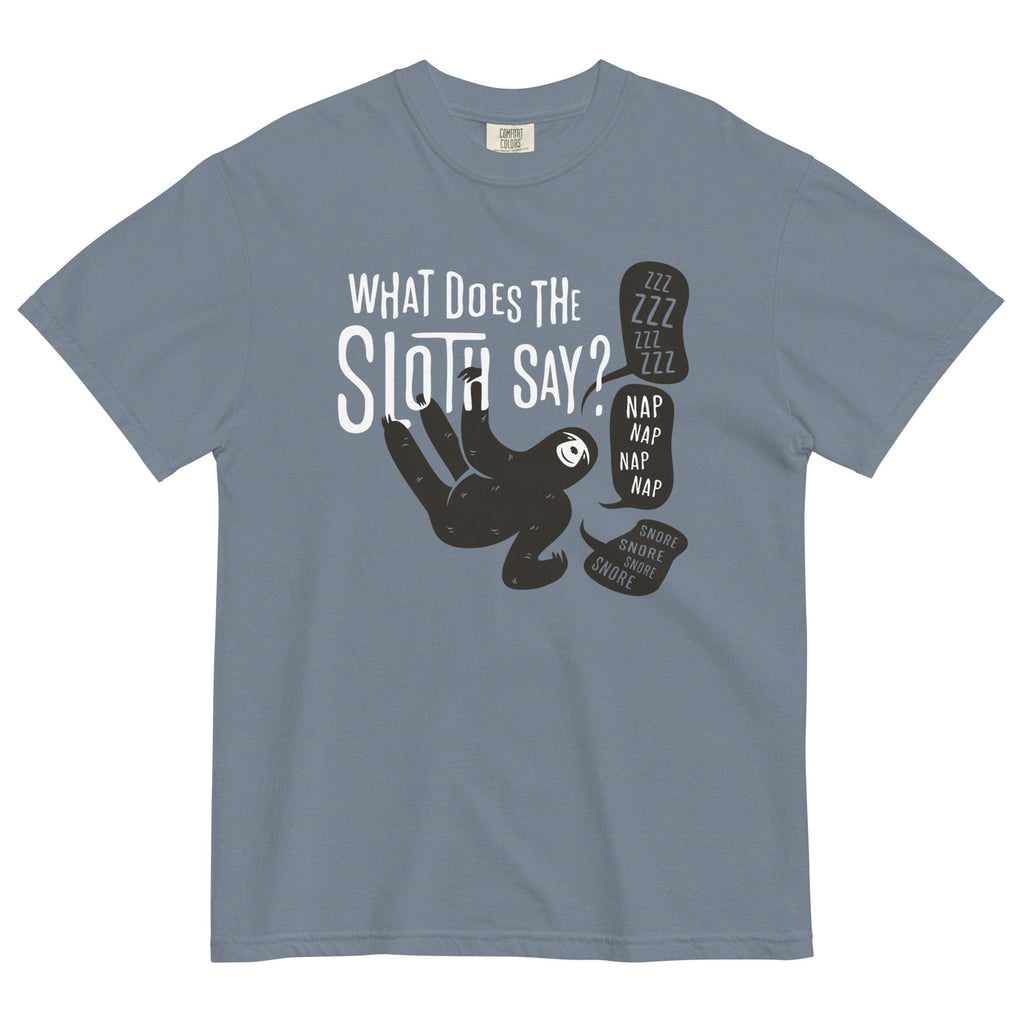 What Does The Sloth Say? Men's Relaxed Fit Tee product image 4