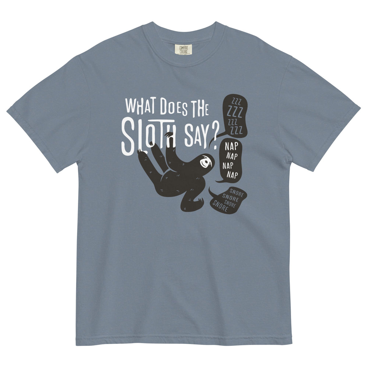 What Does The Sloth Say? Men's Relaxed Fit Tee product image 4