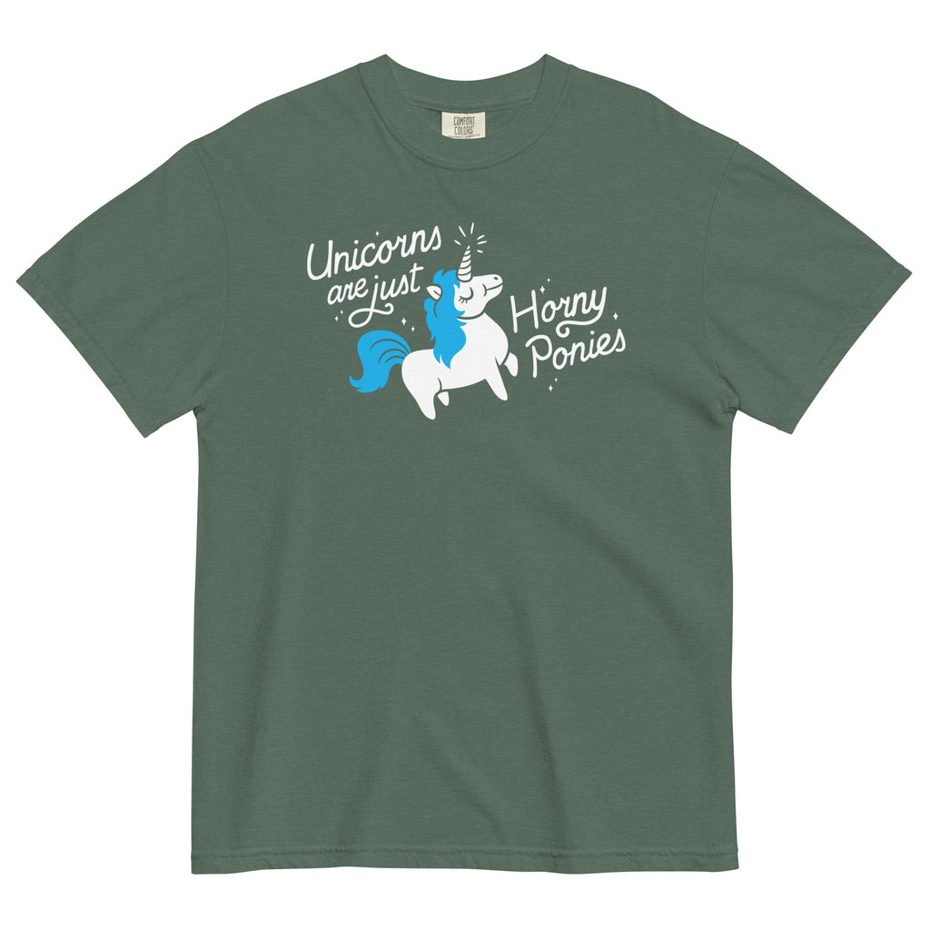 Unicorns Are Just Horny Ponies Men's Relaxed Fit Tee product image 6