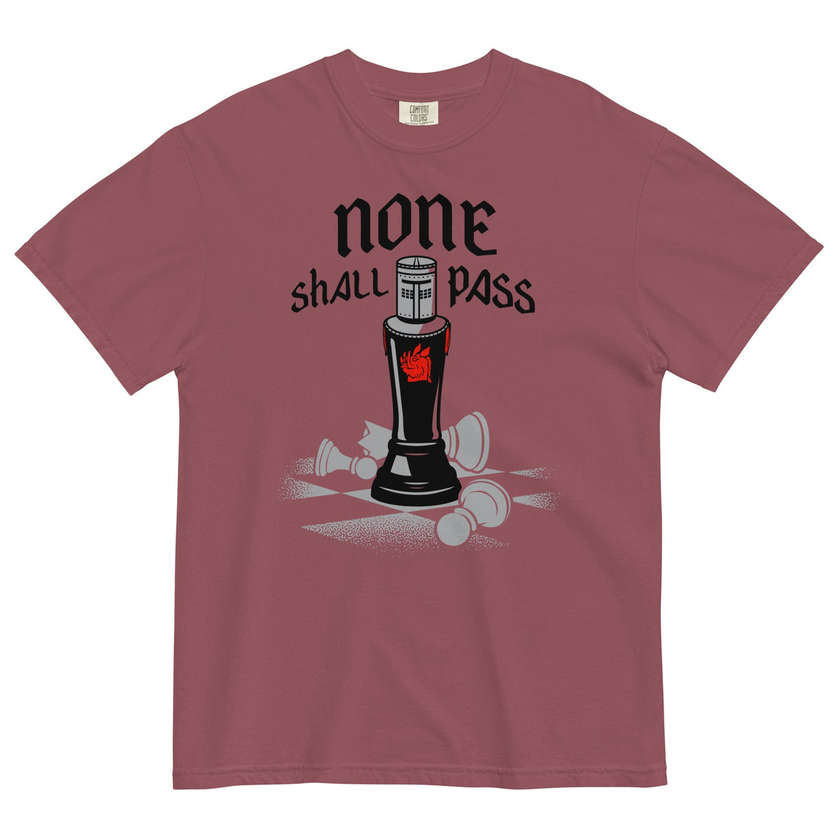 None Shall Pass Black Knight Men's Relaxed Fit Tee product image 2