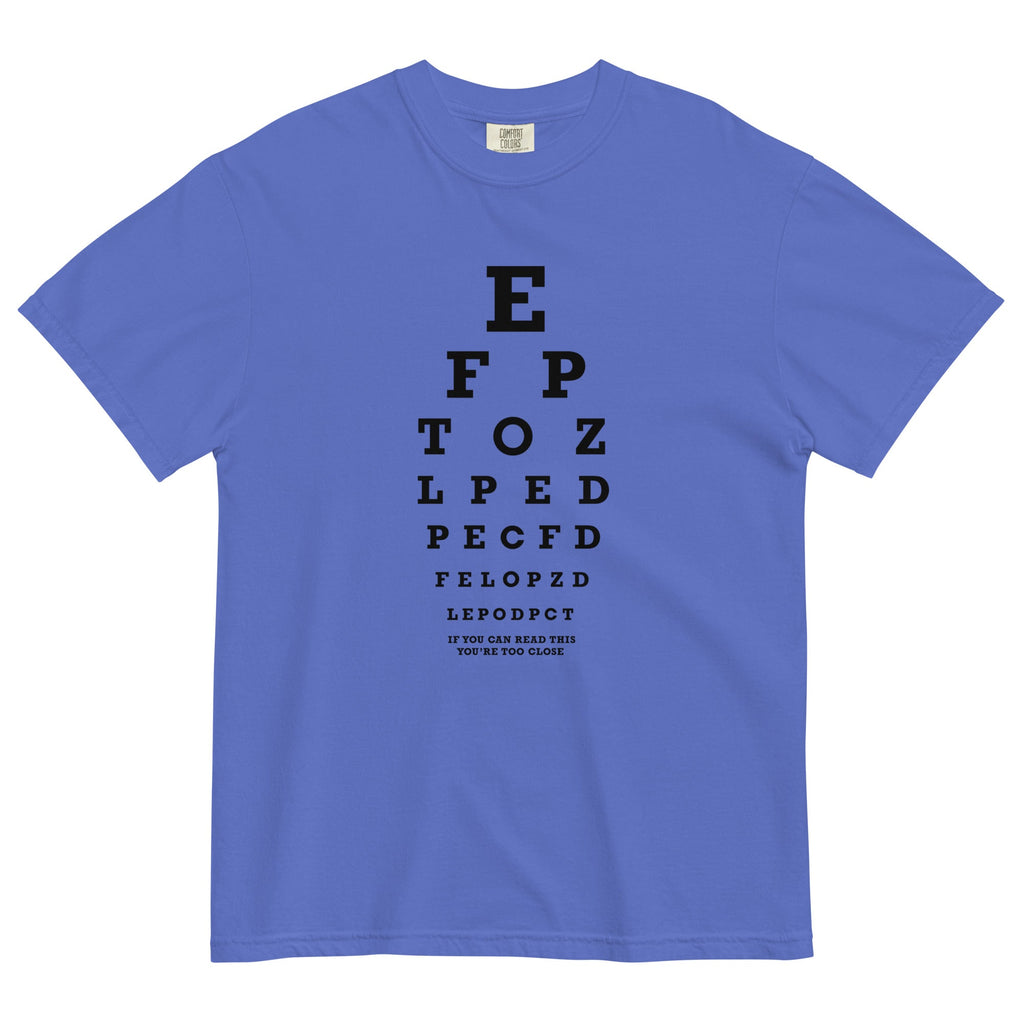 Too Close Eye Chart Men's Relaxed Fit Tee product image 2