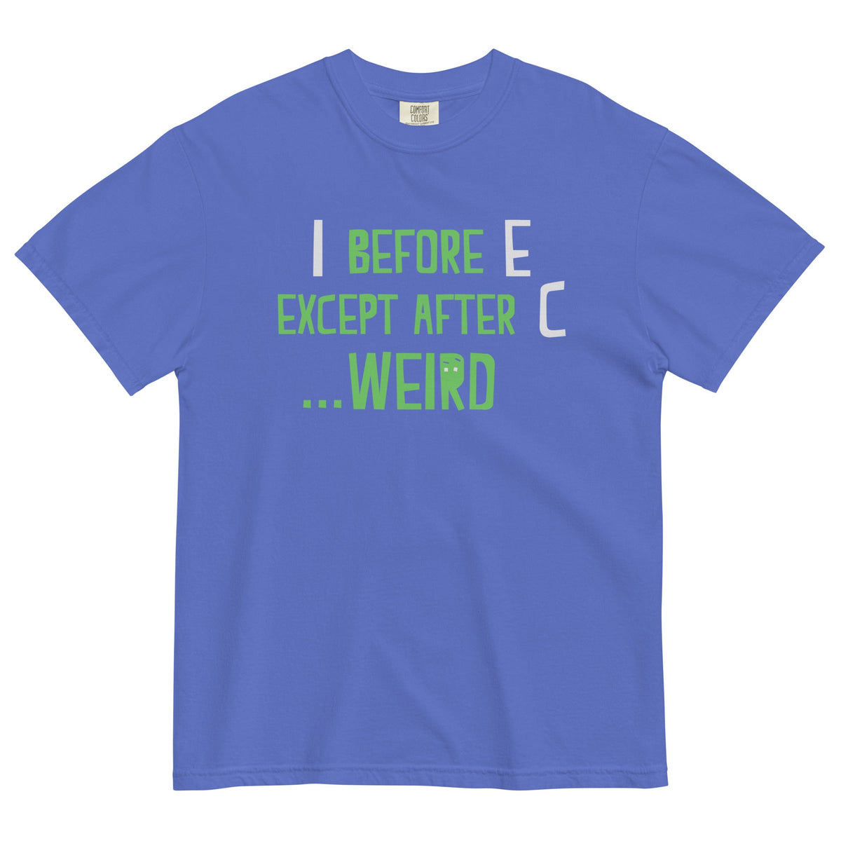 I Before E Except After C Men's Relaxed Fit Tee product image 1