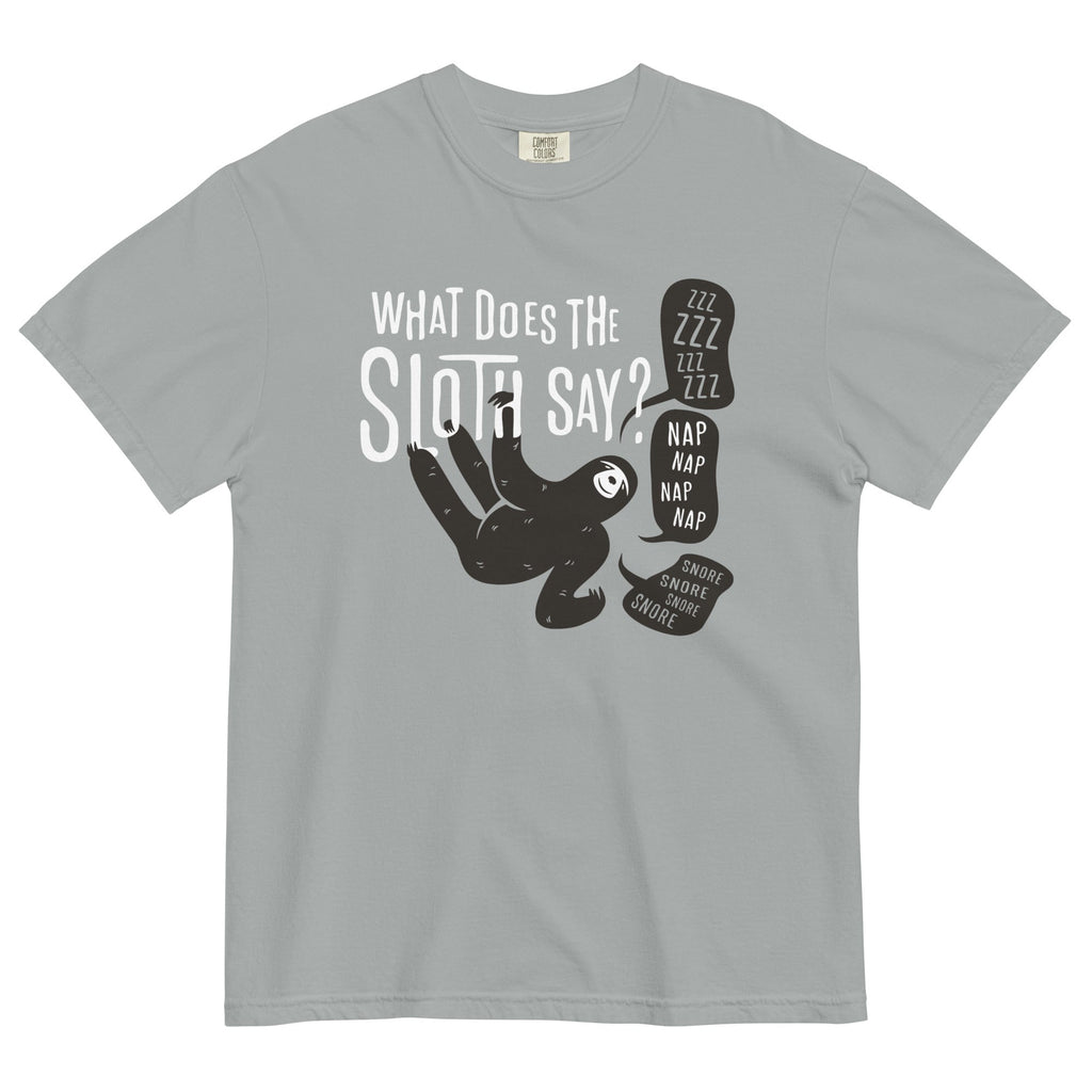 What Does The Sloth Say? Men's Relaxed Fit Tee product image 6