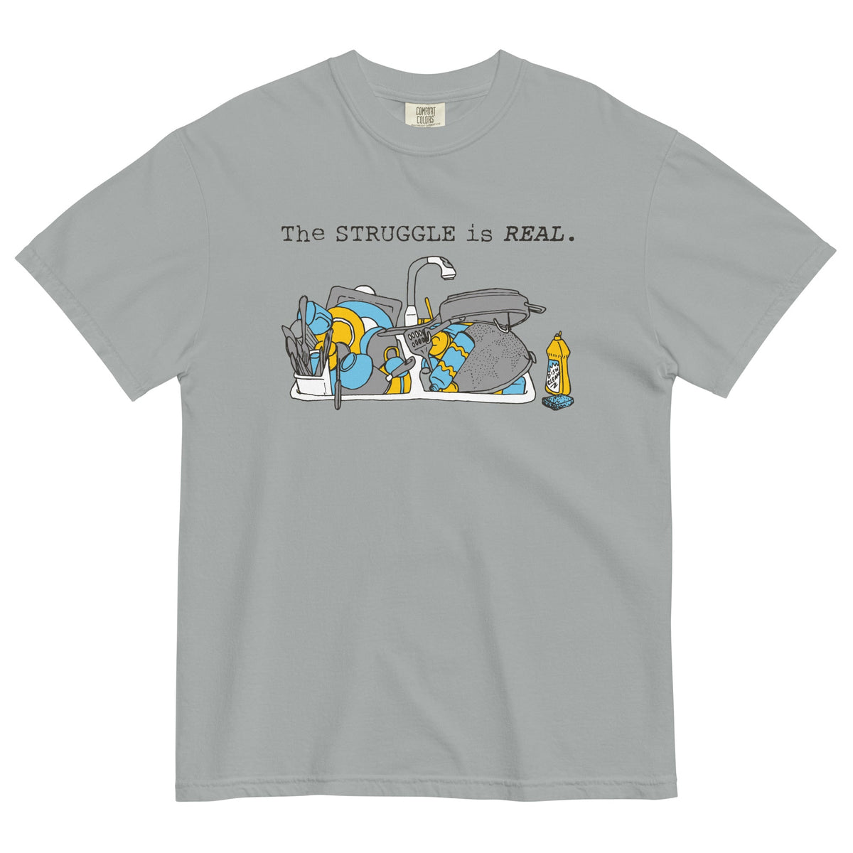 The Struggle Is Real Men's Relaxed Fit Tee product image 1