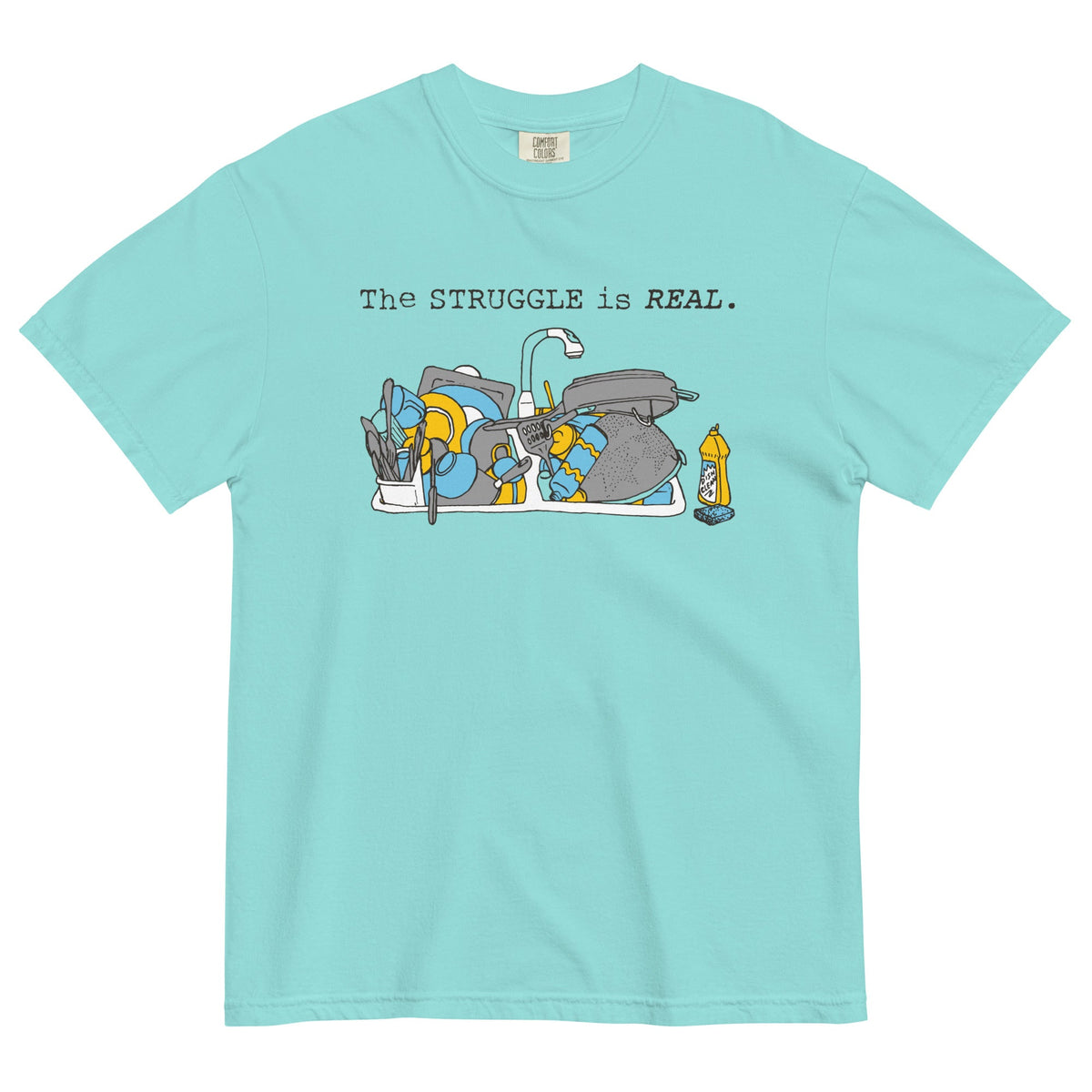 The Struggle Is Real Men's Relaxed Fit Tee product image 2