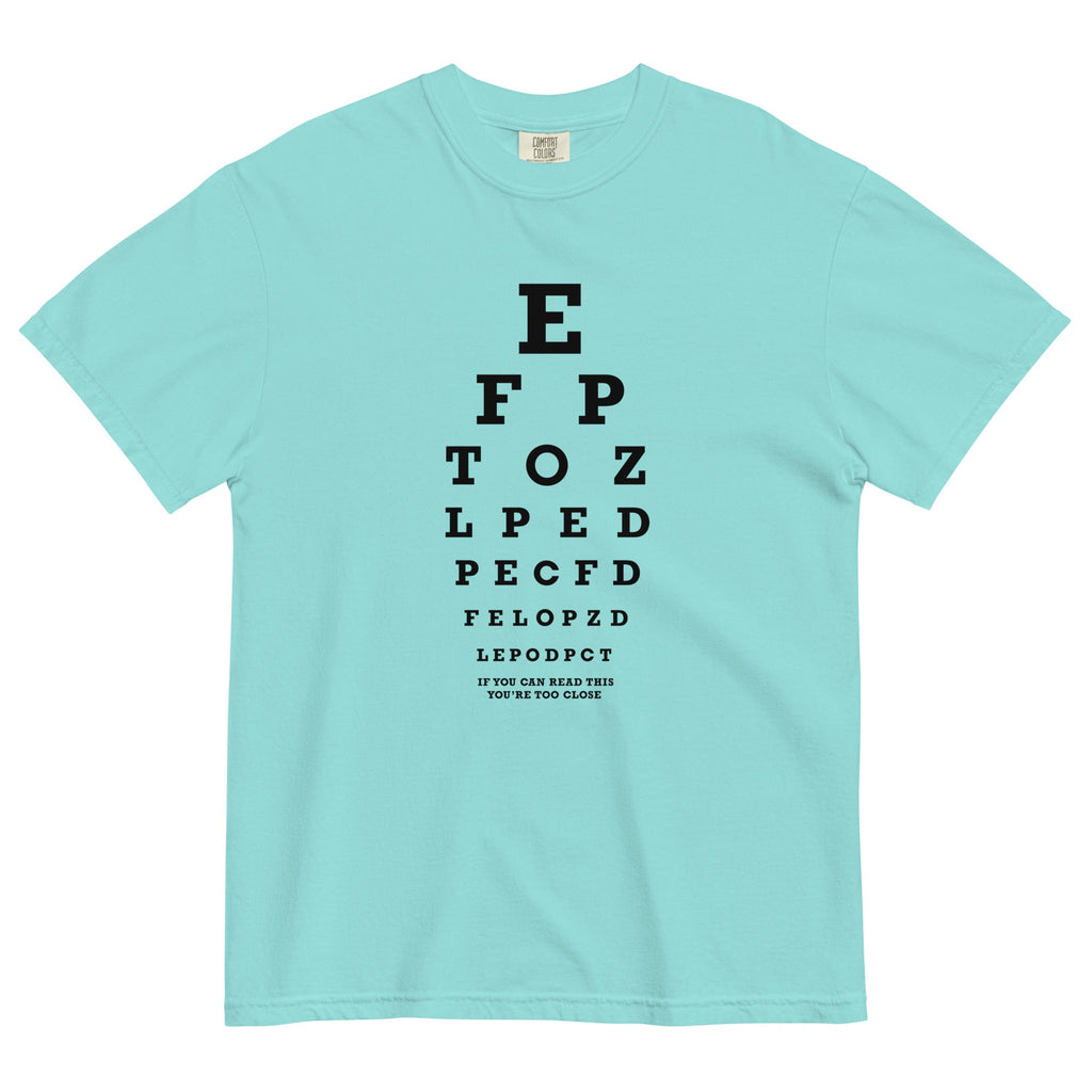 Too Close Eye Chart Men's Relaxed Fit Tee product image 5