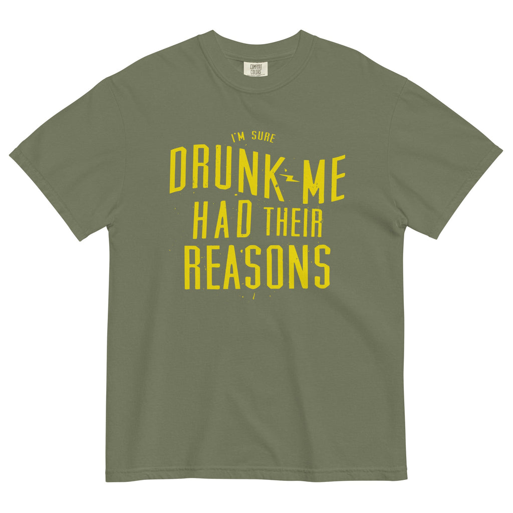 Drunk Me Had Their Reasons Men's Relaxed Fit Tee product image 7