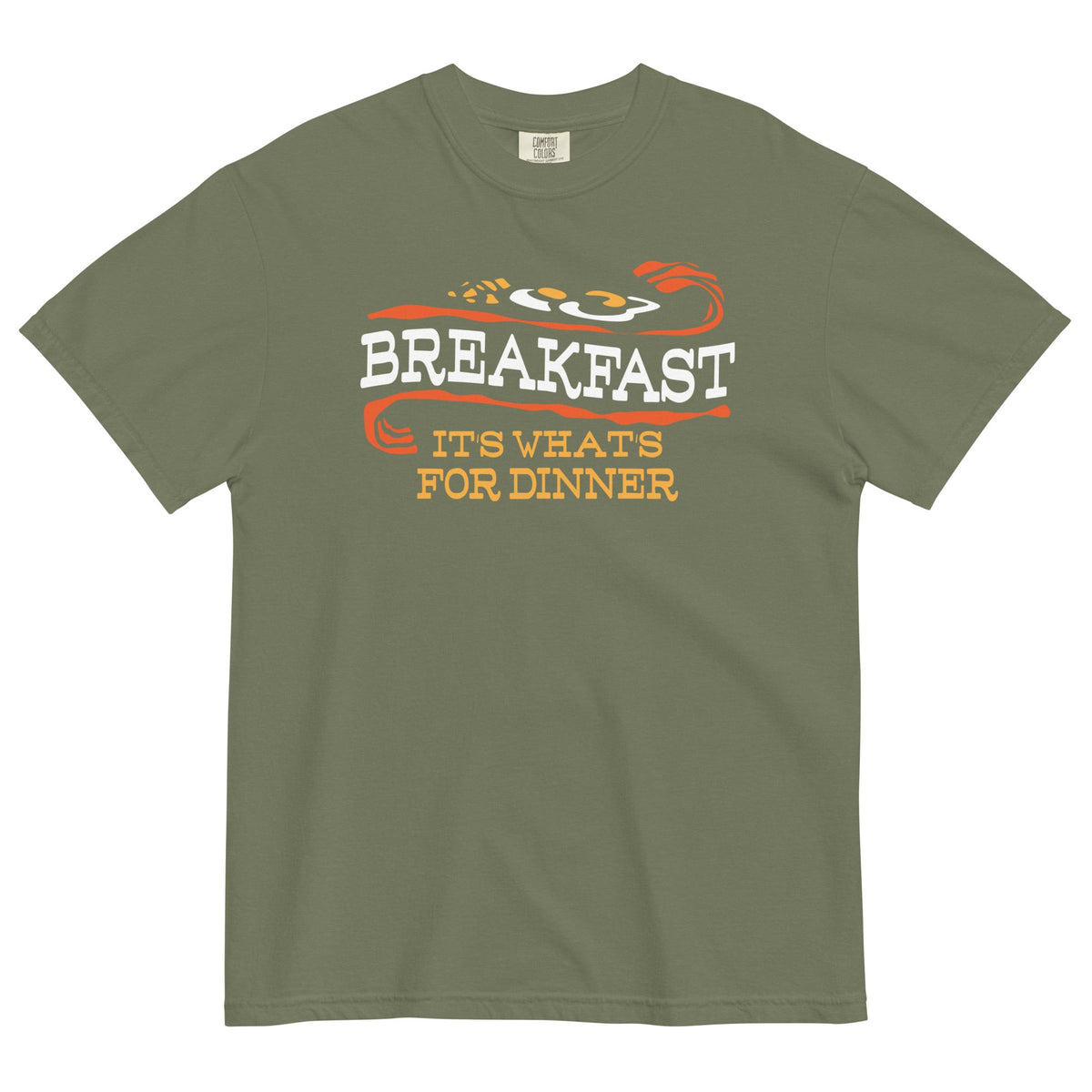 Breakfast, It's What's For Dinner Men's Relaxed Fit Tee product image 4