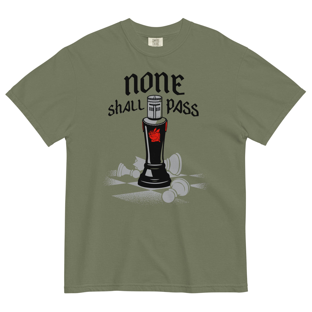 None Shall Pass Black Knight Men's Relaxed Fit Tee product image 5