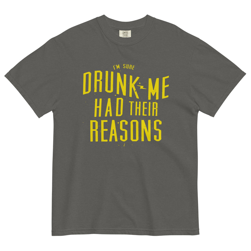 Drunk Me Had Their Reasons Men's Relaxed Fit Tee product image 4