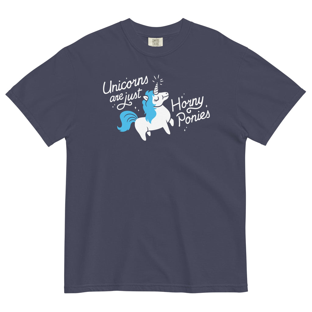 Unicorns Are Just Horny Ponies Men's Relaxed Fit Tee product image 1