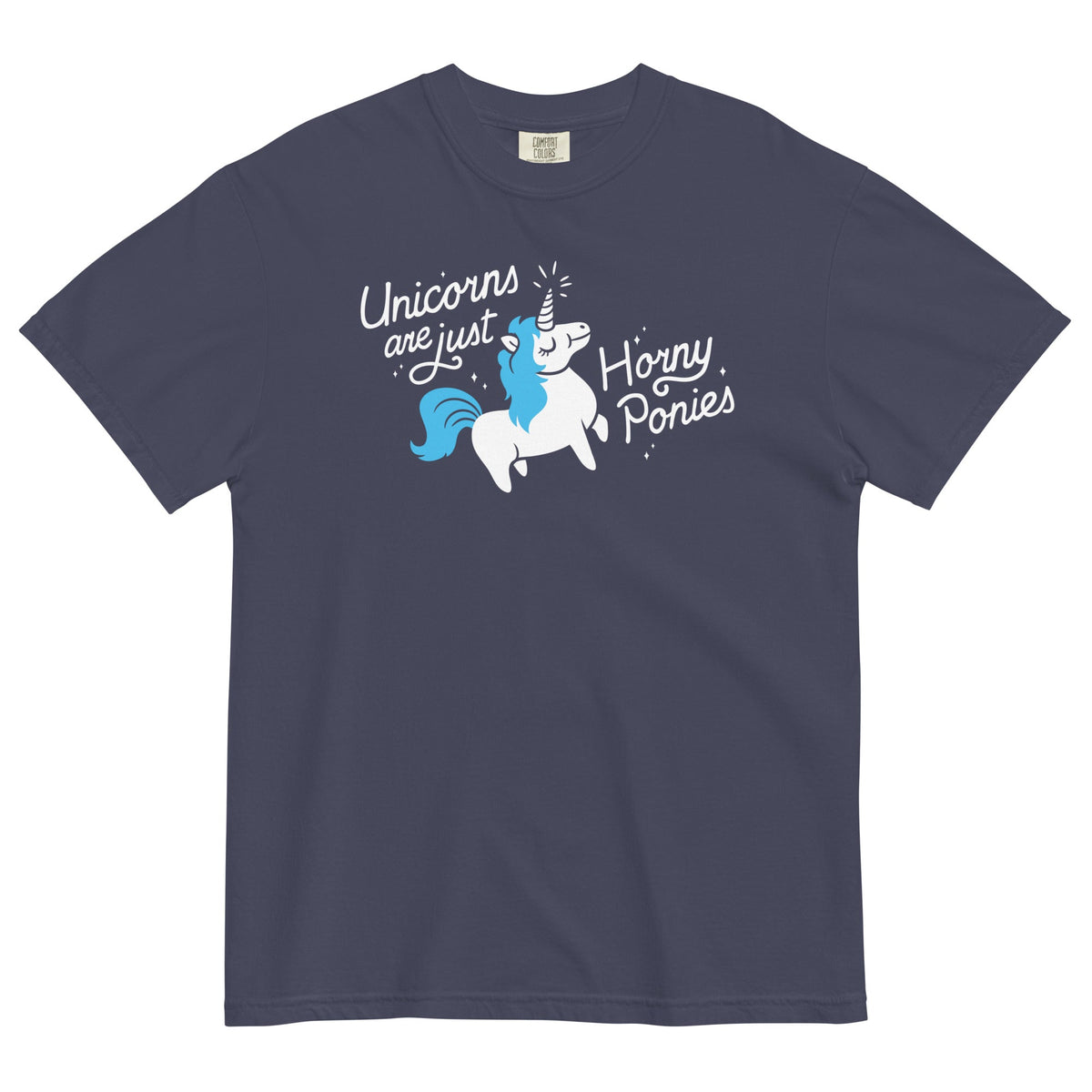 Unicorns Are Just Horny Ponies Men's Relaxed Fit Tee product image 1