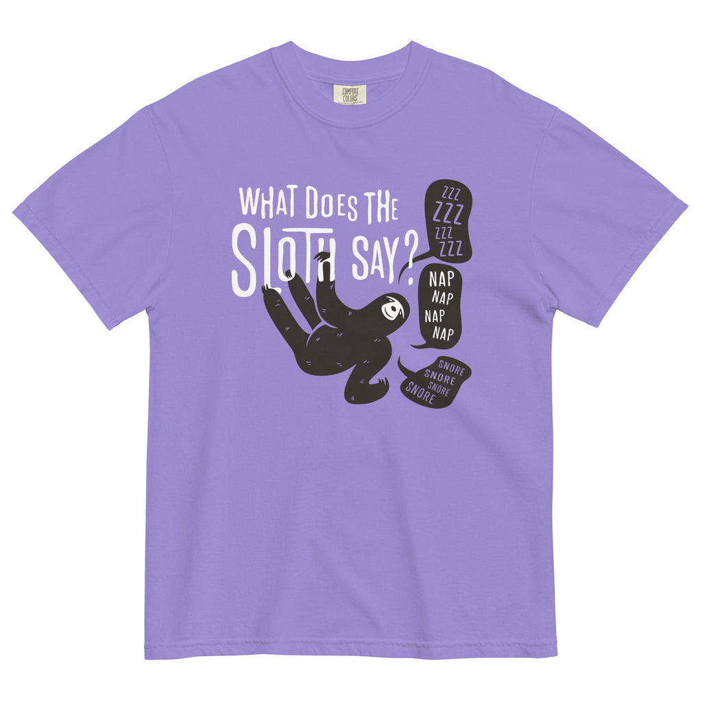 What Does The Sloth Say? Men's Relaxed Fit Tee product image 5