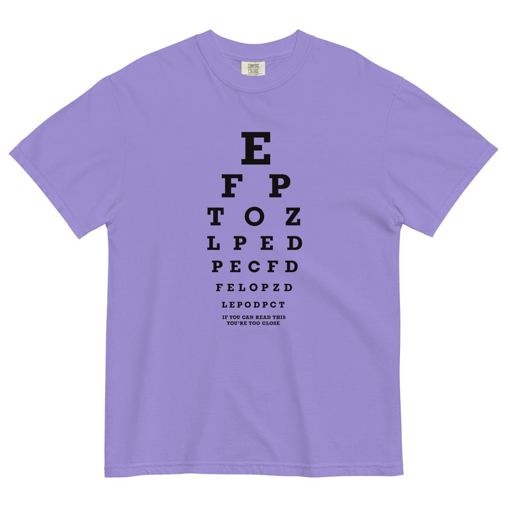 Too Close Eye Chart Men's Relaxed Fit Tee product image 4
