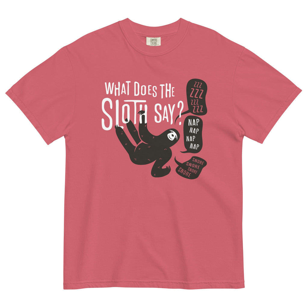 What Does The Sloth Say? Men's Relaxed Fit Tee product image 3
