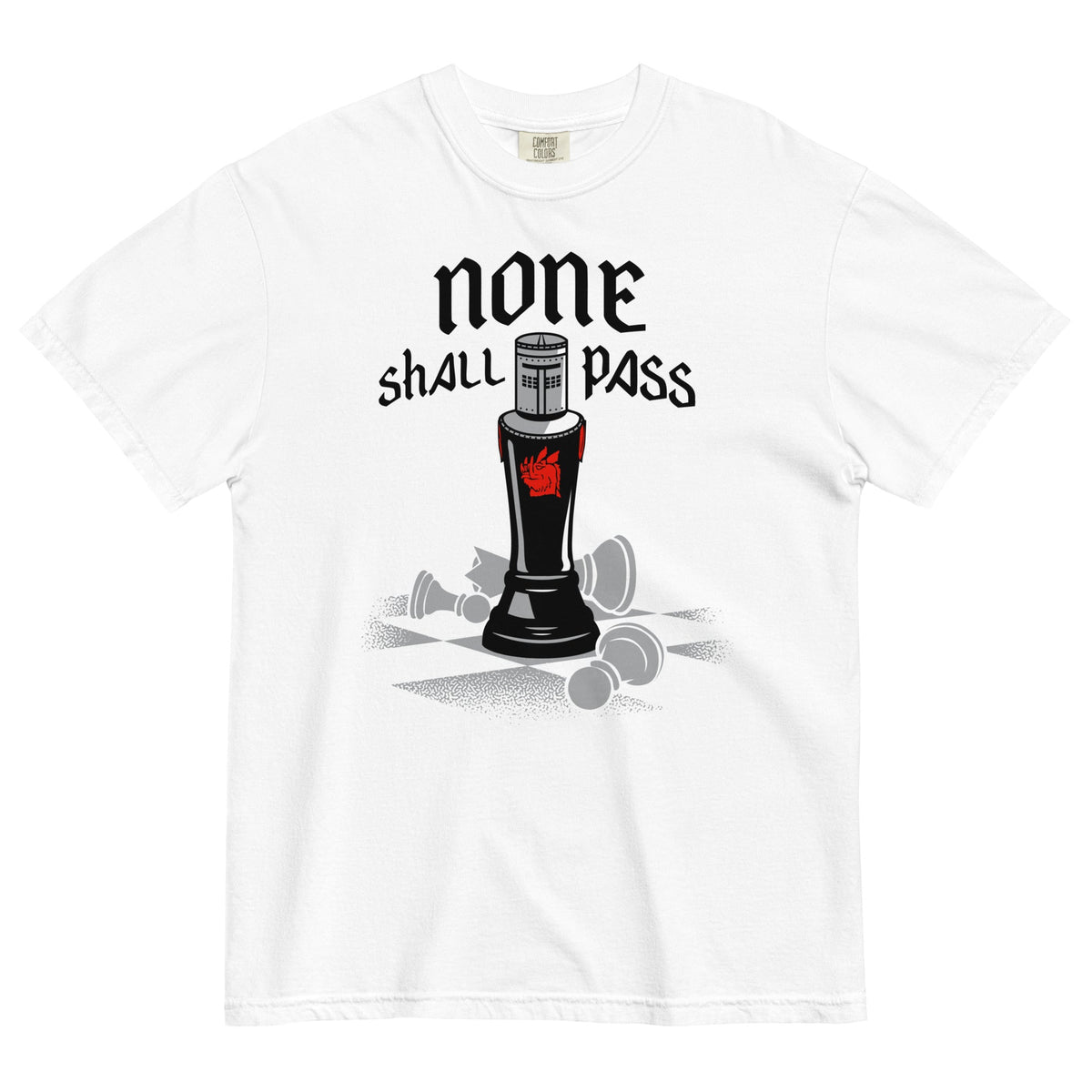 None Shall Pass Black Knight Men's Relaxed Fit Tee product image 1