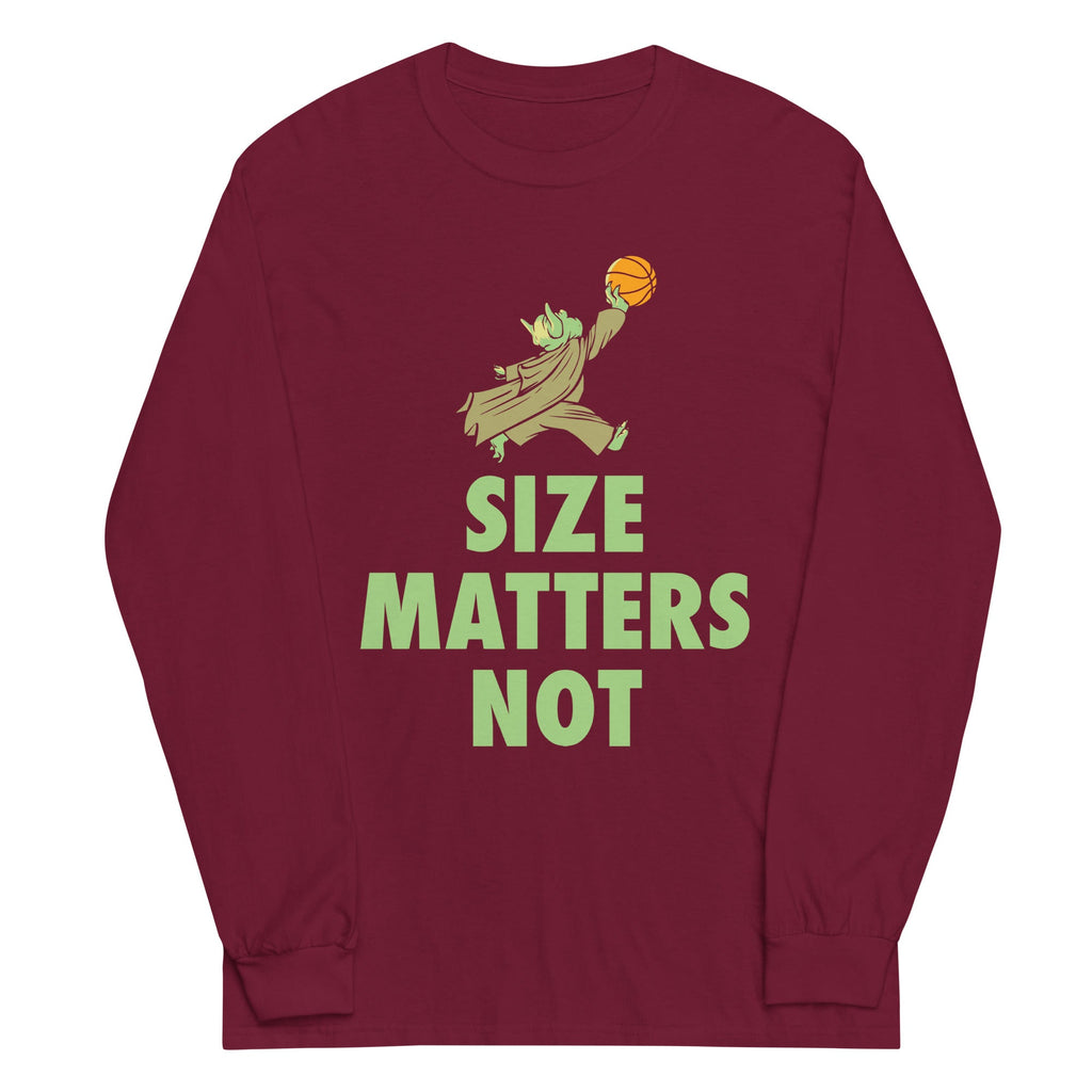 Size Matters Not Unisex Long Sleeve Tee product image 5