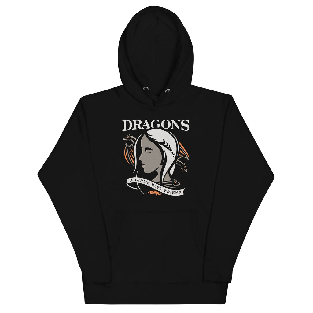 Dragons Are A Girl's Best Friend Unisex Hoodie product image 2