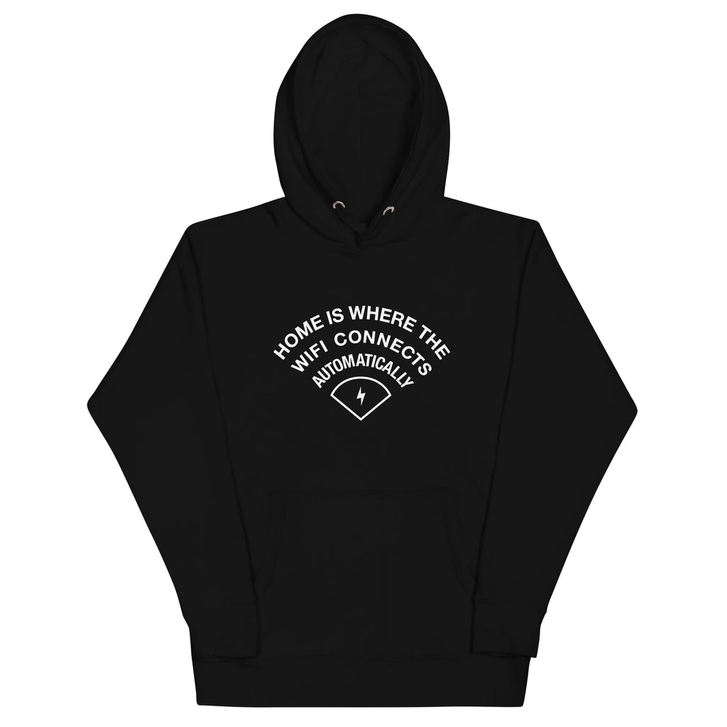 Home Is Where The WiFI Connects Automatically Unisex Hoodie product image 2