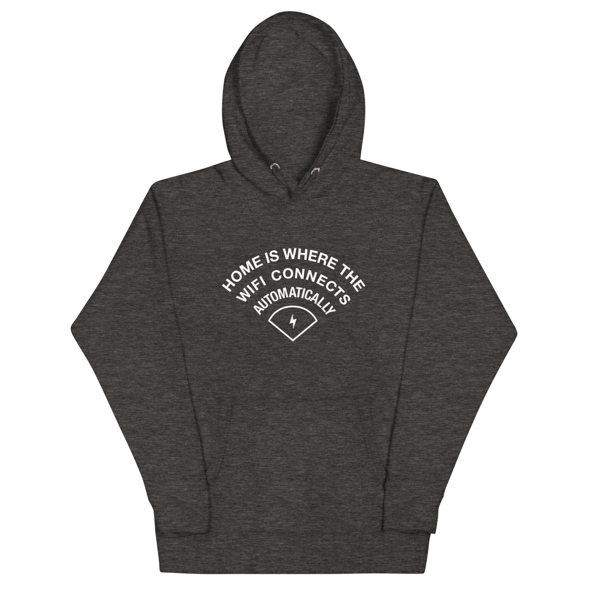 Home Is Where The WiFI Connects Automatically Unisex Hoodie product image 4