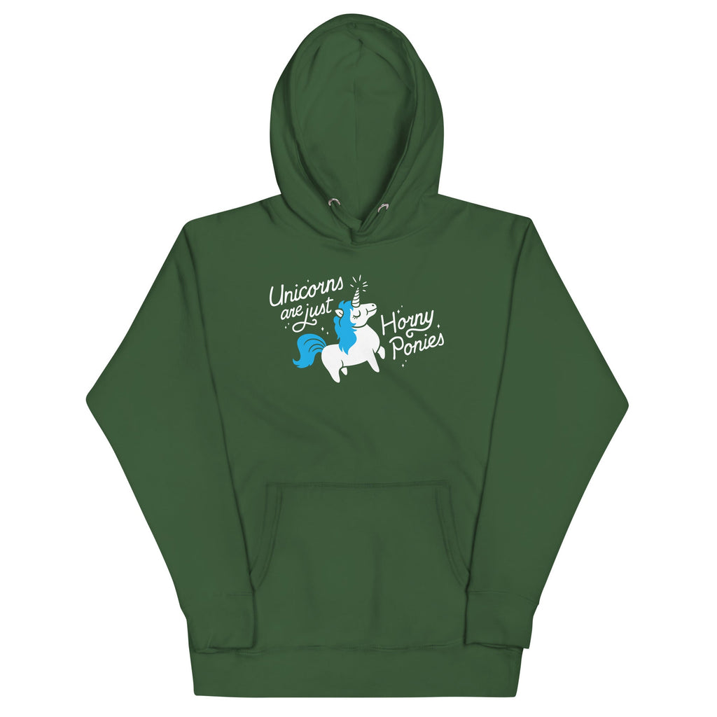 Unicorns Are Just Horny Ponies Unisex Hoodie product image 5