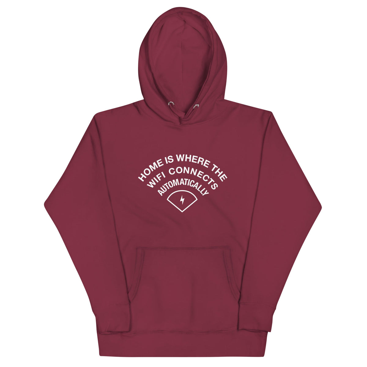 Home Is Where The WiFI Connects Automatically Unisex Hoodie product image 3