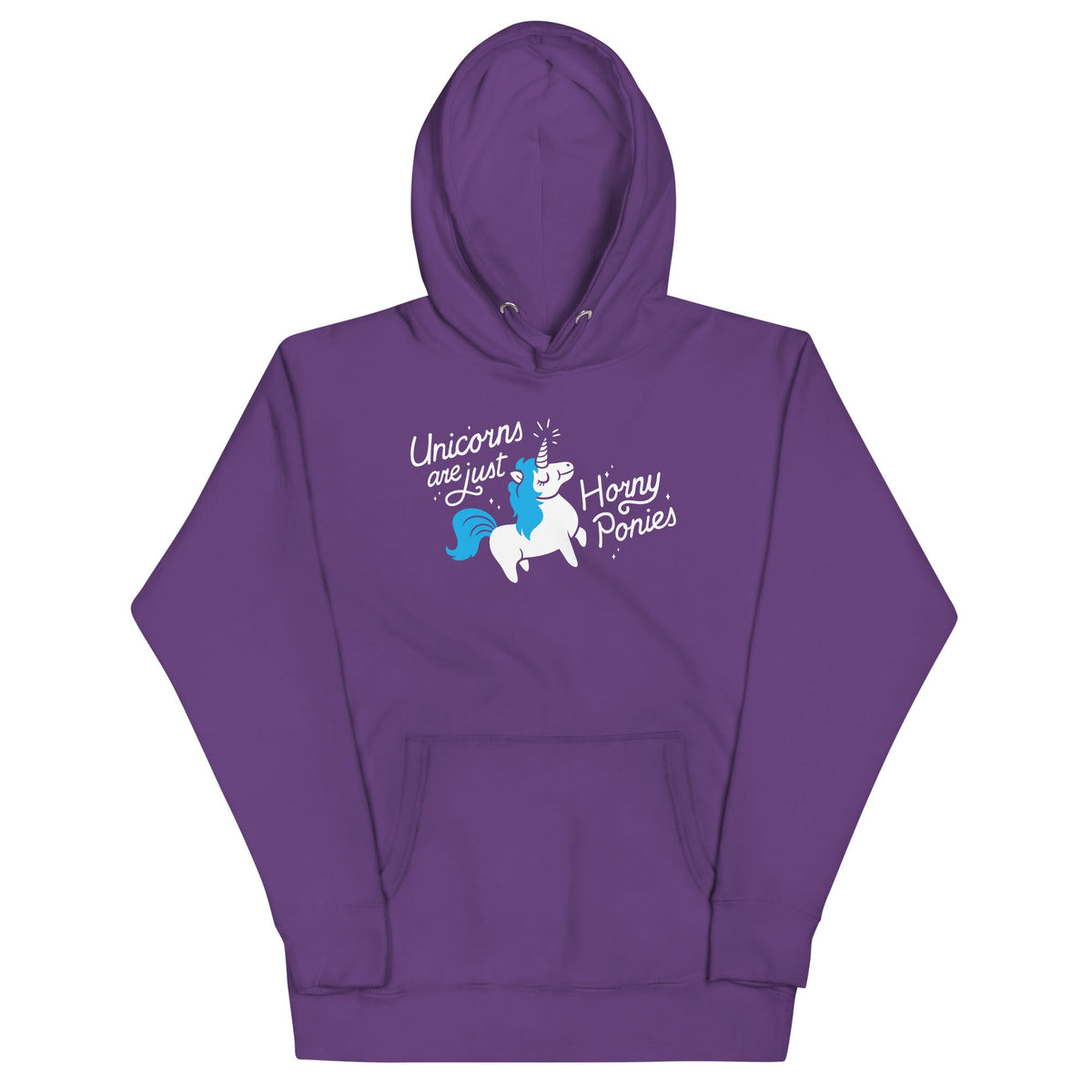 Unicorns Are Just Horny Ponies Unisex Hoodie product image 4