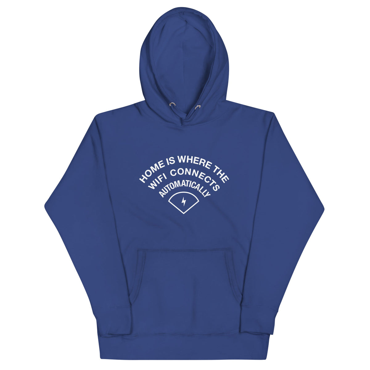 Home Is Where The WiFI Connects Automatically Unisex Hoodie product image 5