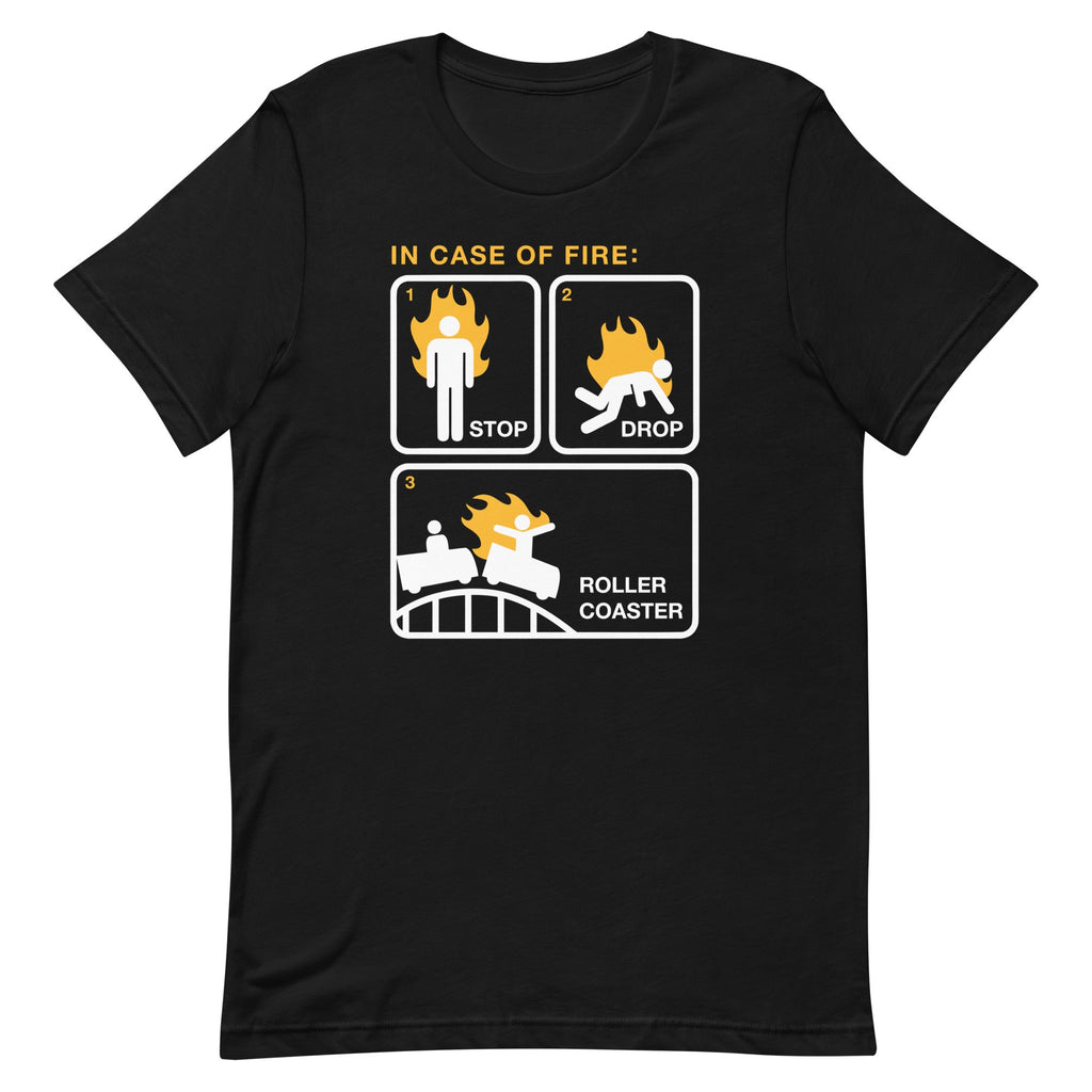 Stop Drop Roller Coaster Men's Signature Tee product image 1