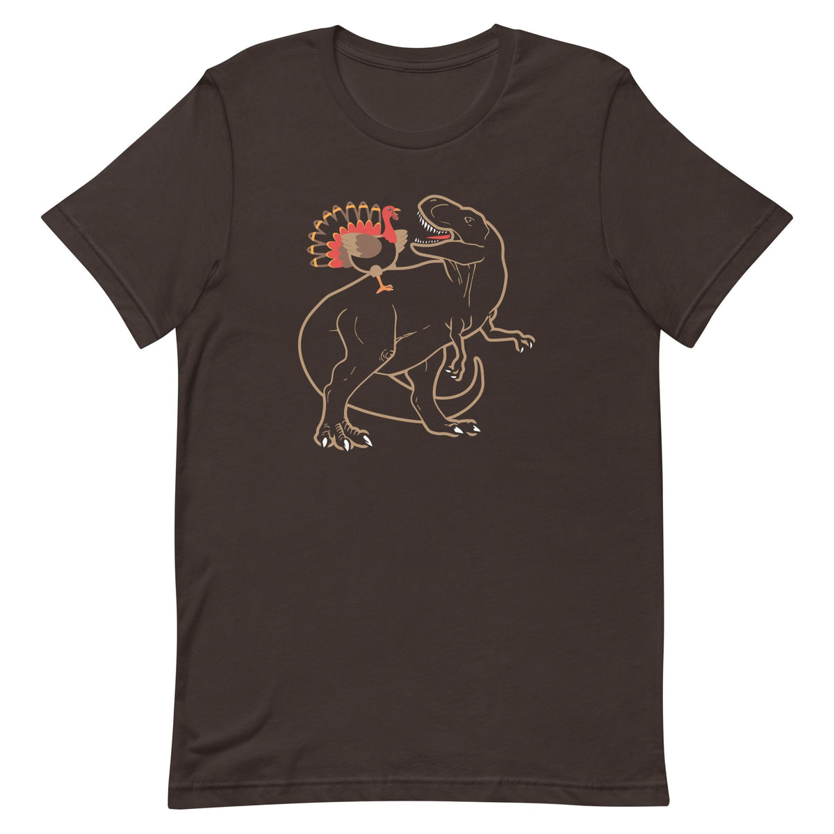 Turkey Riding T-Rex Men's Signature Tee product image 3