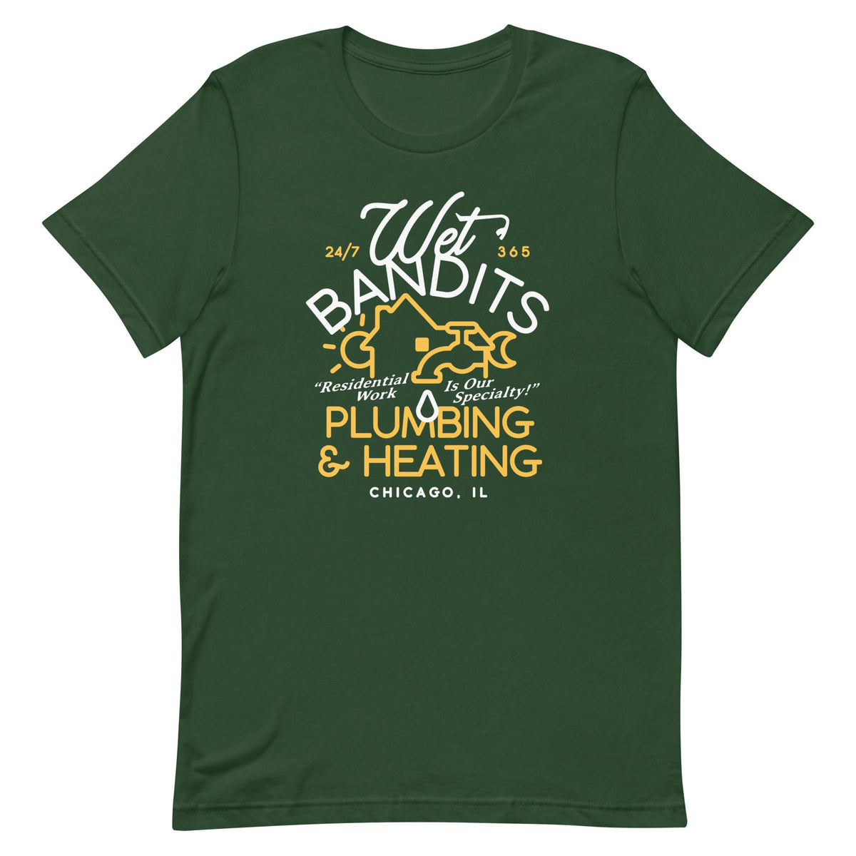 Wet Bandits Plumbing & Heating Men's Signature Tee product image 4