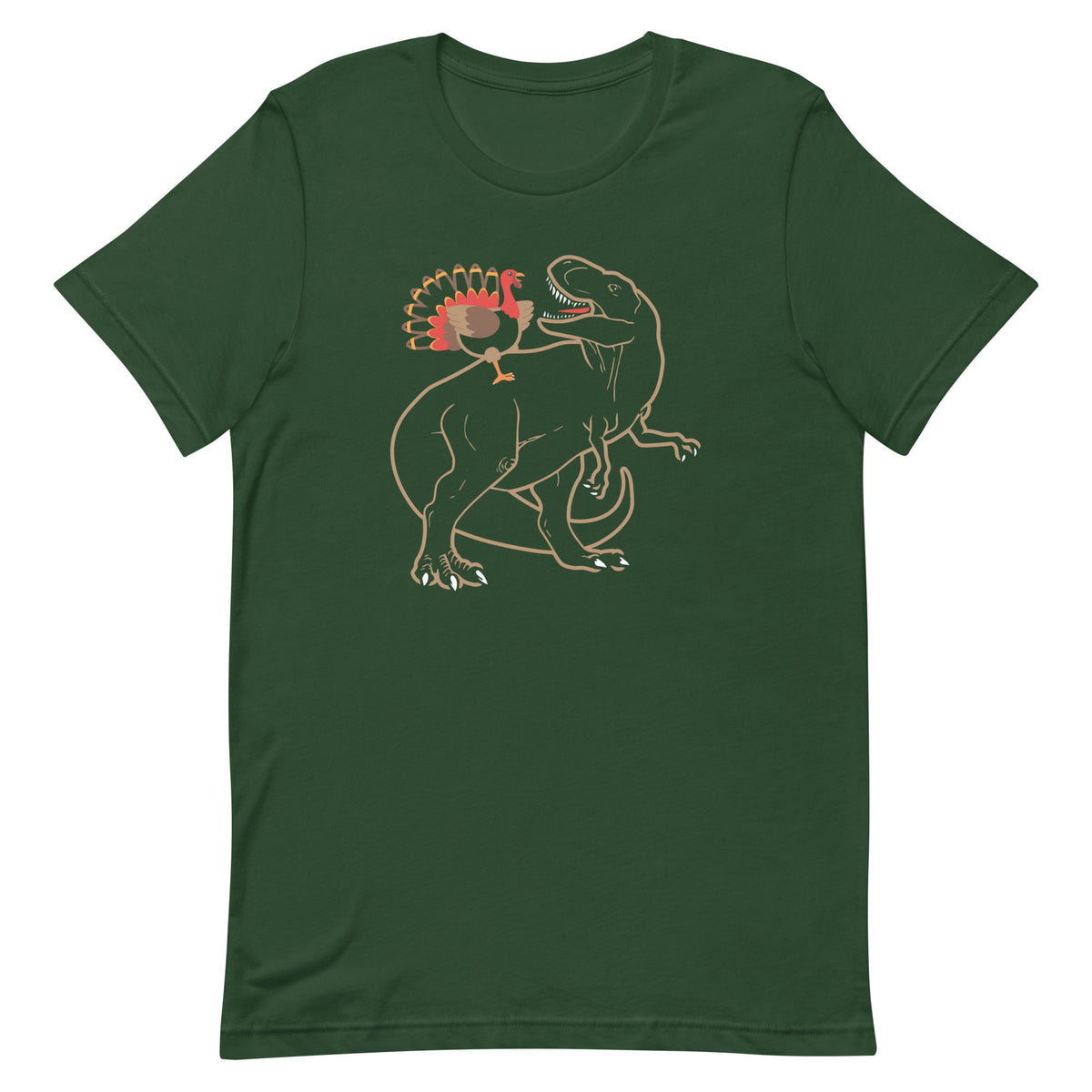 Turkey Riding T-Rex Men's Signature Tee product image 5