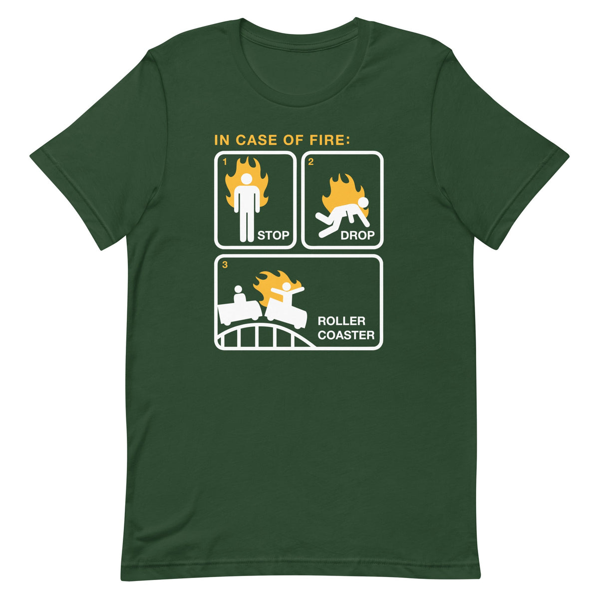 Stop Drop Roller Coaster Men's Signature Tee product image 4