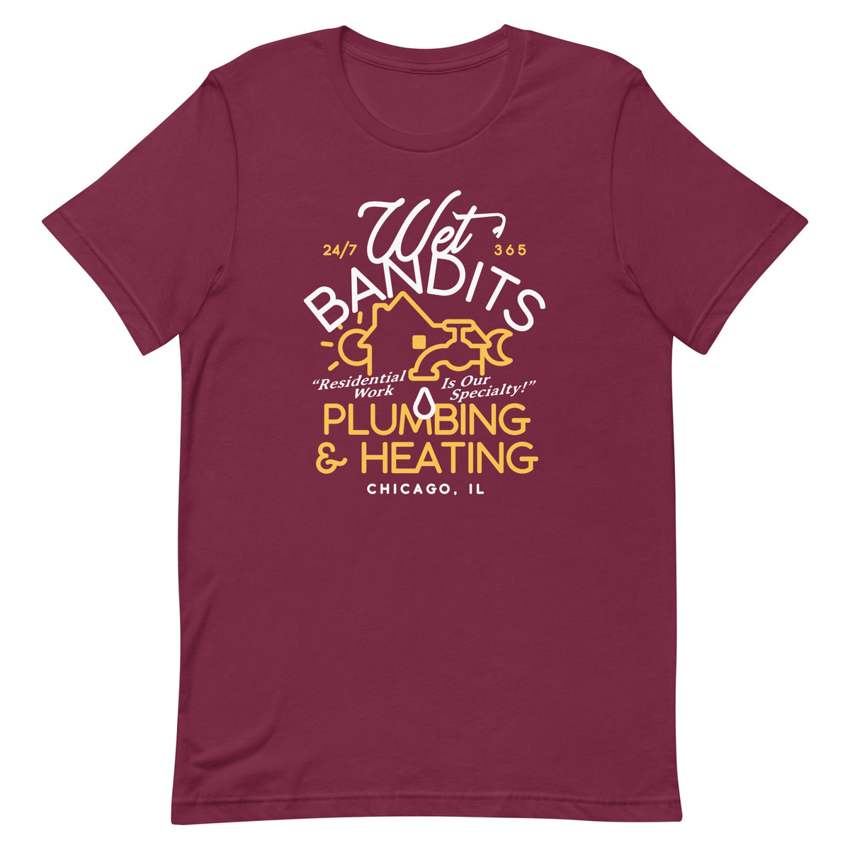 Wet Bandits Plumbing & Heating Men's Signature Tee product image 1