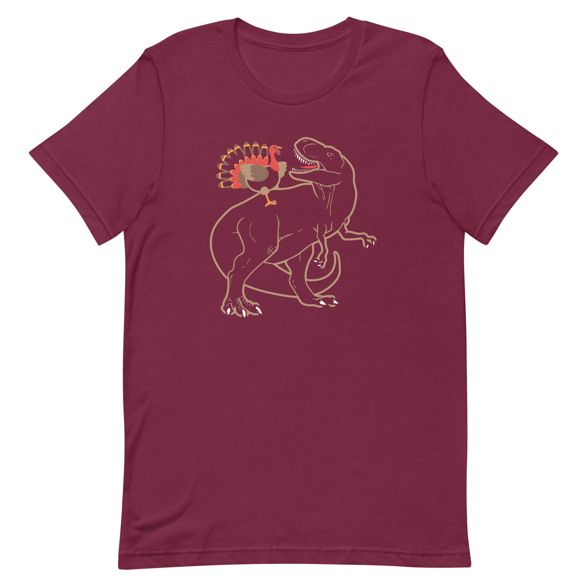 Turkey Riding T-Rex Men's Signature Tee product image 4