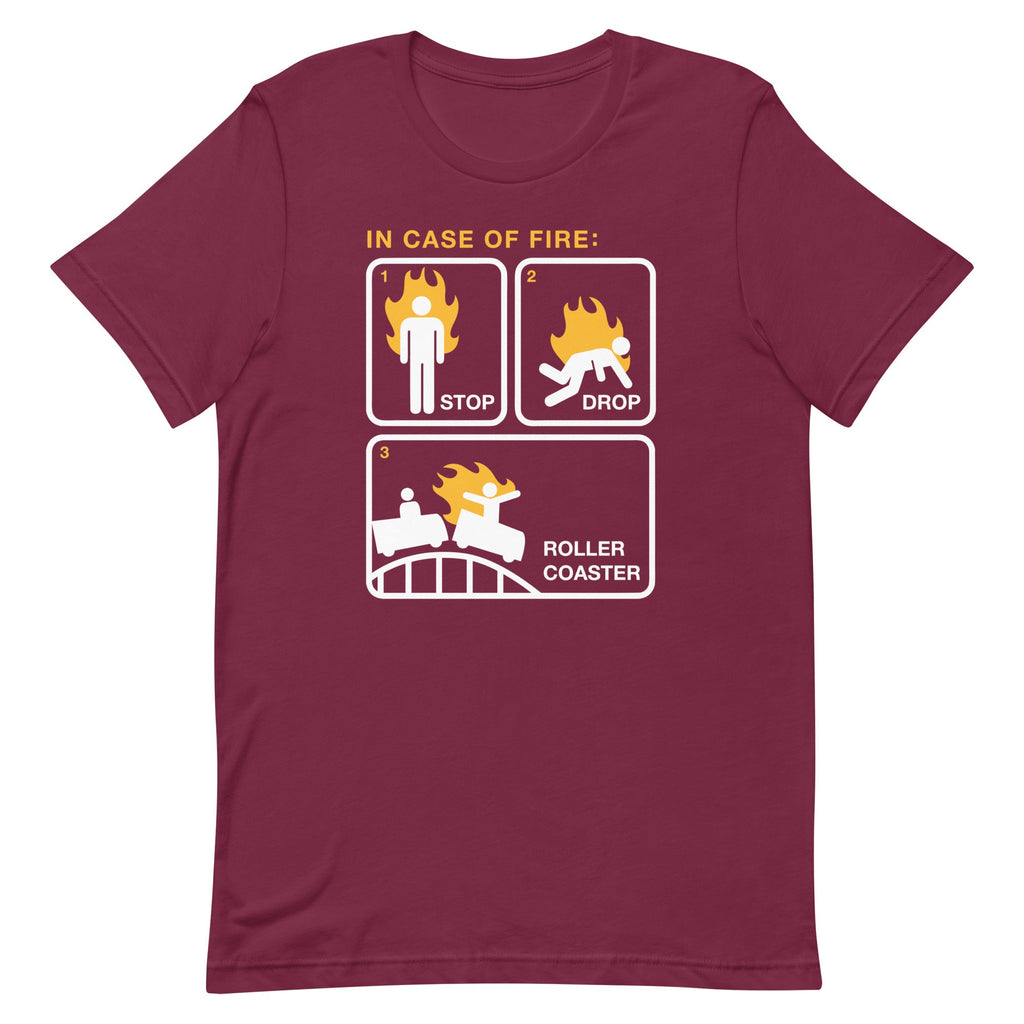 Stop Drop Roller Coaster Men's Signature Tee product image 3