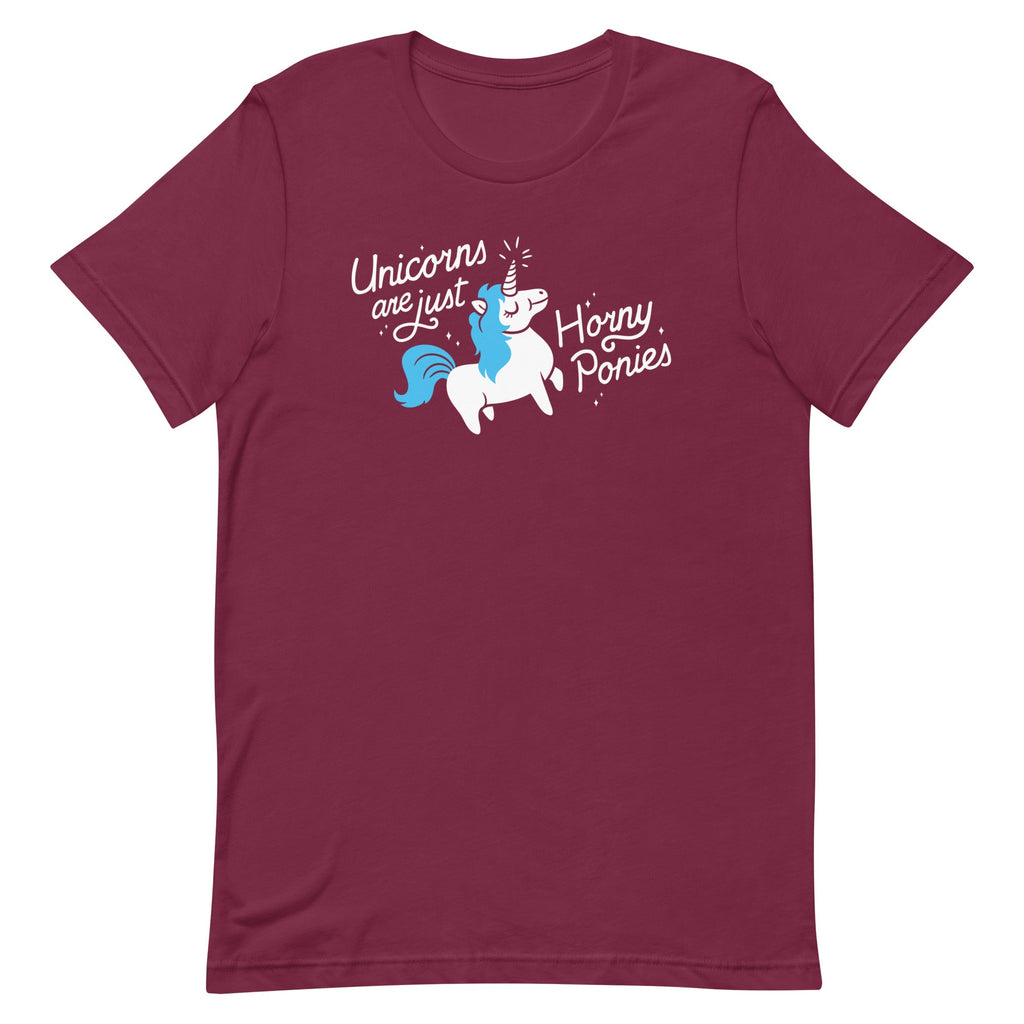 Unicorns Are Just Horny Ponies Men's Signature Tee product image 3