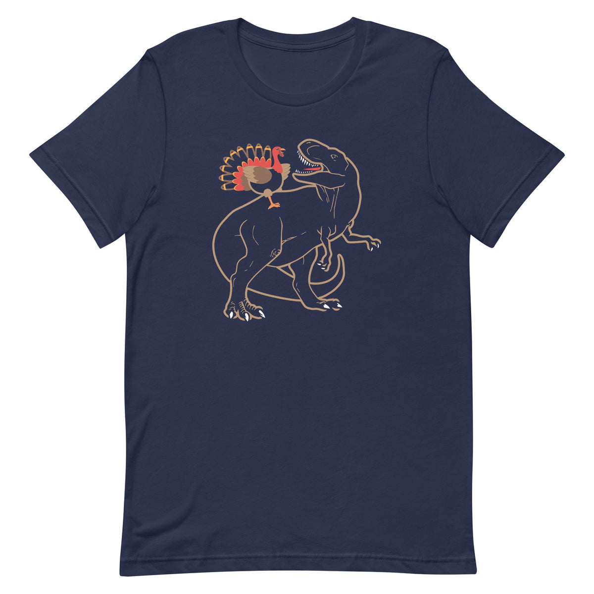 Turkey Riding T-Rex Men's Signature Tee product image 2