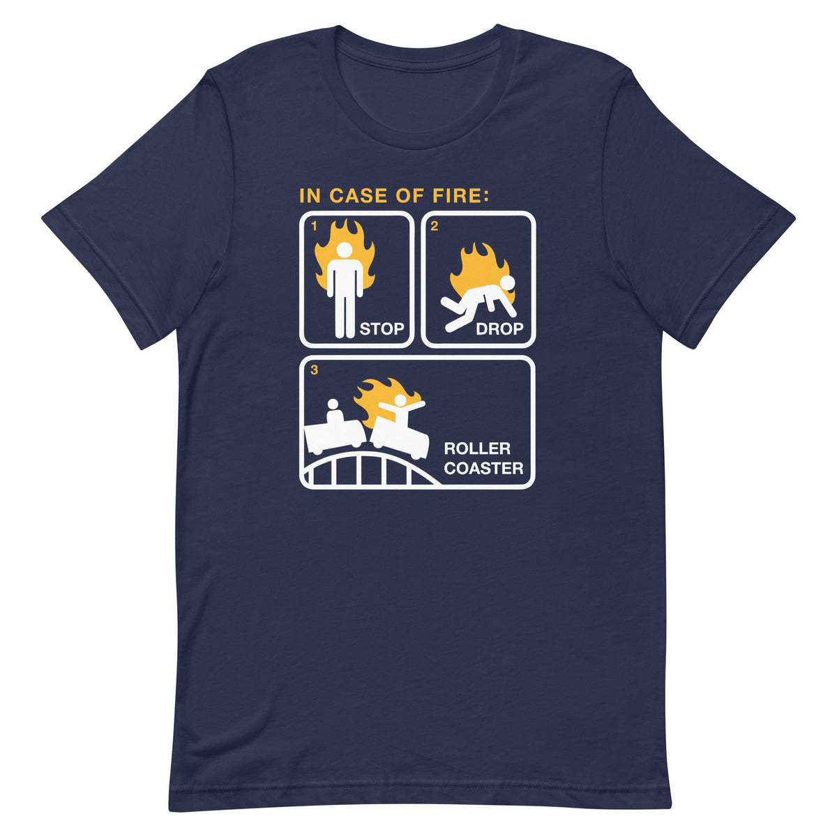 Stop Drop Roller Coaster Men's Signature Tee product image 2
