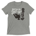 What Does The Sloth Say? Men's Tri-Blend Tee product image 1