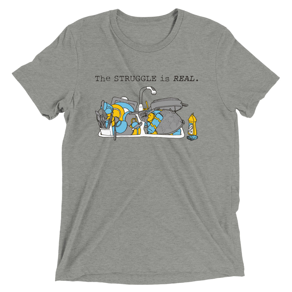 The Struggle Is Real Men's Tri-Blend Tee product image 1